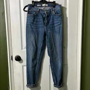 Classic Blue Mango Mom’s Jeans